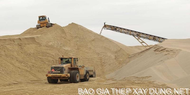 Bãi cát xây dựng trữ lượng lớn, cung cấp cát xây dựng các loại : cát lấp, cát xây, cát tô, cát bê tông, cát đồng nai, cát vàng...